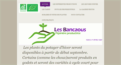 Desktop Screenshot of pepiniereslesbancaous.com